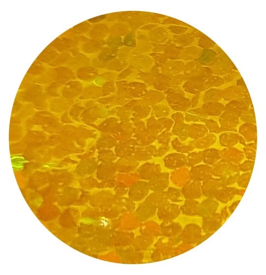 Konfetti Punkte gold, Holografie-Folie, ca. 2 cm, 15 gr.