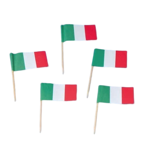 Flaggenpicker Italien, 200 Stück