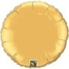 Folienballon, rund, gold, 45 cm