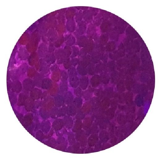 Konfetti Punkte lila, Holografie-Folie, ca. 2 cm, 15 gr.