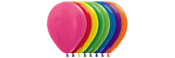 Ballons einfarbig - Naturlatex
