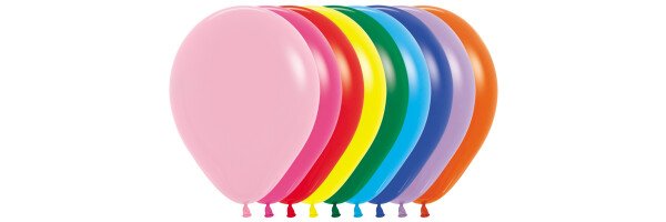 Ballons einfarbig nach Größen - Naturlatex