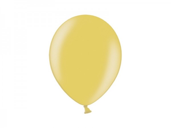 Goldene Metallic-Ballons Mini, 50 St.
