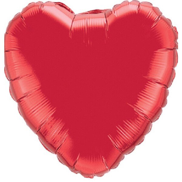 Folienballon Herzballon Rot - 90 cm