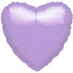 Folienballon Herzballon Flieder - 45 cm