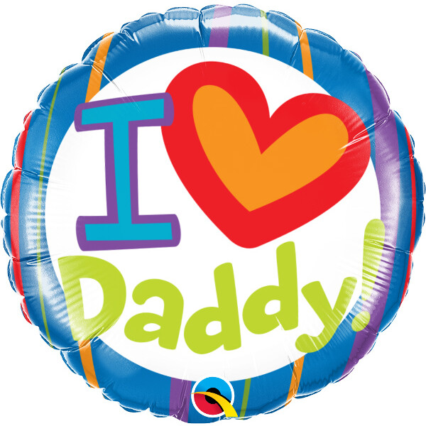 Ballongruß: I like Daddy - 35 cm