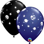 6 Ballons Weltall - 30 cm
