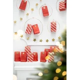 DIY Adventskalender - 24 Tüten, Aufkleber, Klammern...