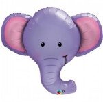 Folienballon Elefant Kopf -  99 cm