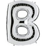 Folienballon Buchstabe B - Silber - 100 cm