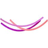 Girlande Rosa Pink - 3 tlg. - 9 Meter