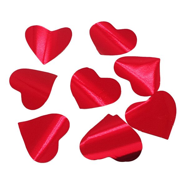 Konfetti Herzen Rot - 3 cm - 15 Gr.