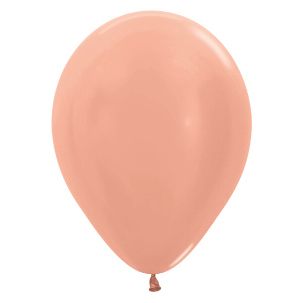 Premium Ballons Pearl Rosegold  -  28/30 cm
