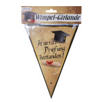 Wimpelkette Prüfung bestanden -  3 Meter