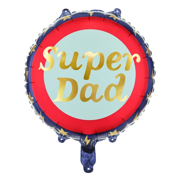 Ballongruß: Super Dad - 35 cm