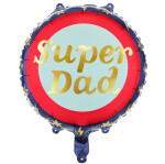 Ballongruß: Super Dad - 35 cm