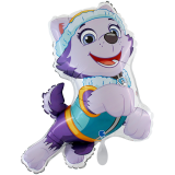 Ballongruß XL: Paw Patrol - Everest Husky - 65 cm