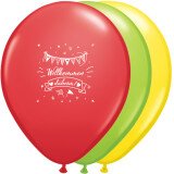 6 Ballons Willkommen daheim - 30 cm