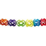 Girlande bunt - Papier - 4 Meter