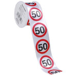 Geschenkband 50 - Verkehrsschilder -  3 Meter