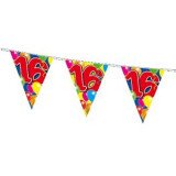 Wimpelkette 16 - bunte Ballons - 10 Meter