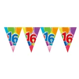 Wimpelkette 16 - bunte Ballons - 10 Meter