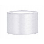 Satinband Weiß - 3,8 cm x 25 Meter