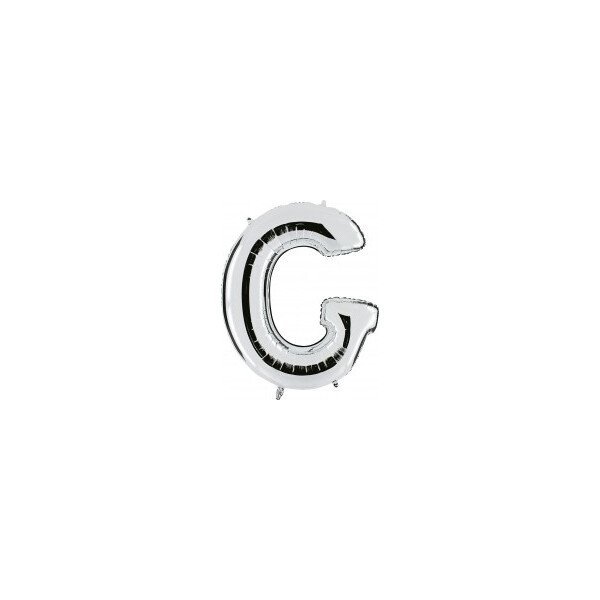Folienballon Buchstabe G - Silber - 100 cm