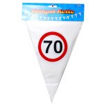 Wimpelkette 70 - Verkehrsschilder - 10 Meter
