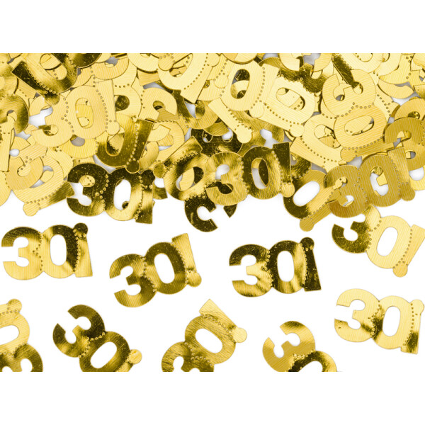 Konfetti 30 - Gold - 15 Gr.