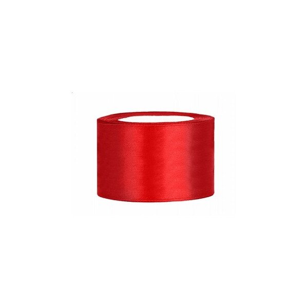 Satinband Rot - 3,8 cm x 25 Meter
