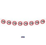 Girlande 70 - Verkehrsschilder - 12 Meter