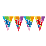 Wimpelkette 14 - Bunt - 10 Meter