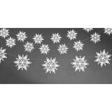 Girlande Schneeflocken - 1,5 Meter