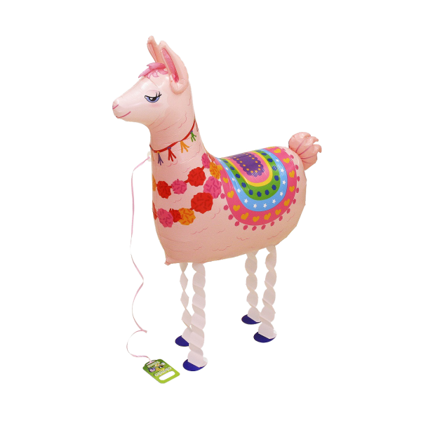 Ballongruß: Airwalker Lama - 63 cm
