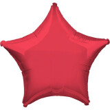 Ballongruß: Stern Rot - 35 cm
