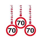 Rotorspiralen 70 -  Verkehrsschild -  3 St.