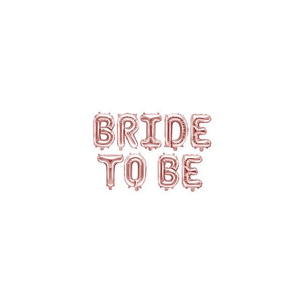 Folienballons Bride to be - Rosegold - 340 x 35 cm