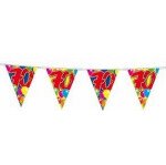 Wimpelkette 70 - bunte Ballons - 10 Meter