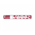 Konfettikanone Rosenblätter - Rot - 40 cm