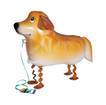 Folienballon Airalker Golden Retriever -  73 cm