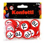 Konfetti 70 - Verkehrsschild - 14 Gr.