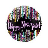 Folienballon Happy New Year - Glamour - 45 cm