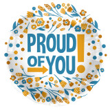 Folienballon Proud of you - 45 cm