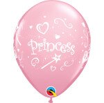 6 Ballons Princess - Rosa - 30 cm