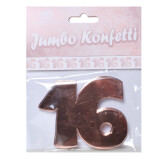 XL Konfetti 16 - Rosegold - 7,5 x 10 cm - 20 St.