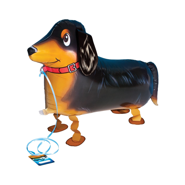Folienballon Airwalker Dackel -  55 cm