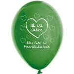 10 grüne Ballons Petersilienhochzeit - 30 cm