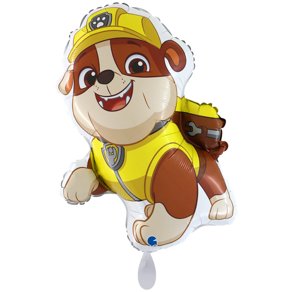 Ballongruß: Paw Patrol - Rubble Bulldogge - 65 cm