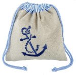 Stoffbeutel Anker - 18 cm